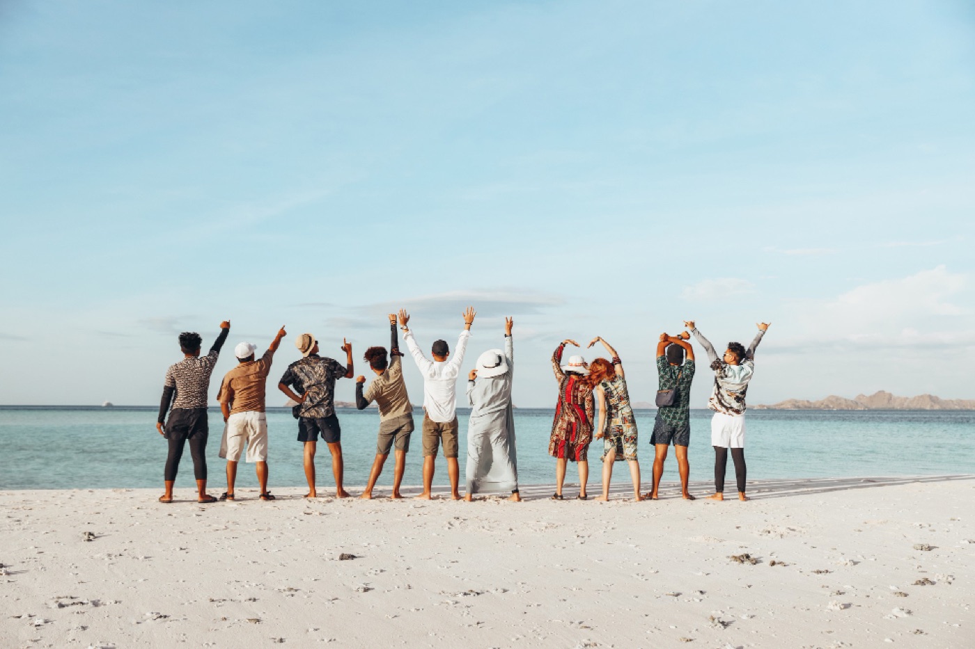 EdWagon cohort retreat on a Goa beach