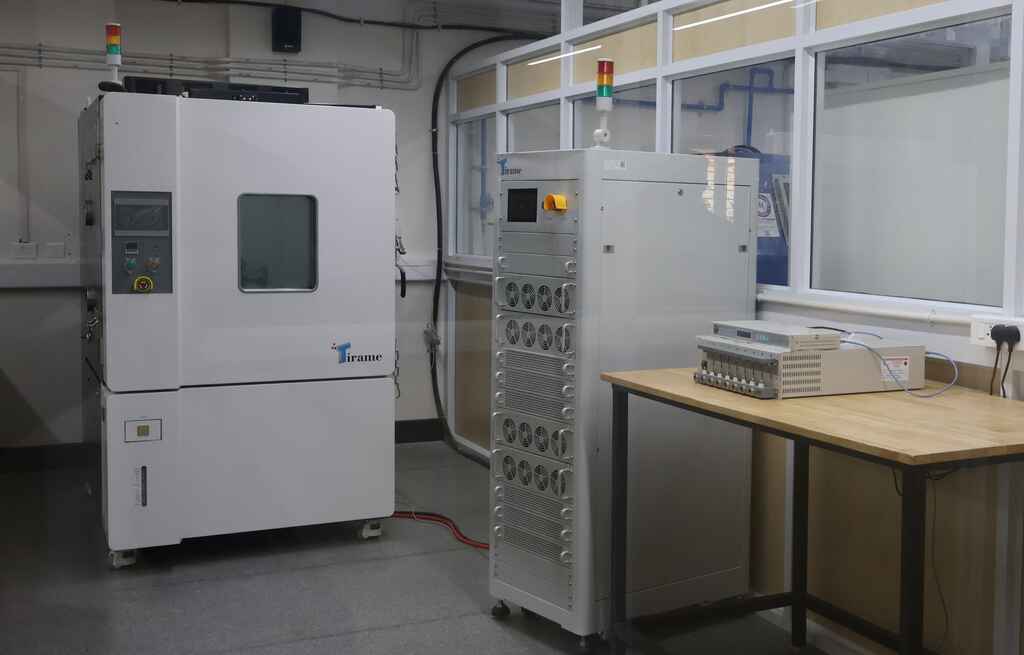 Battery Testing Lab at TIH, IIT Palakkad